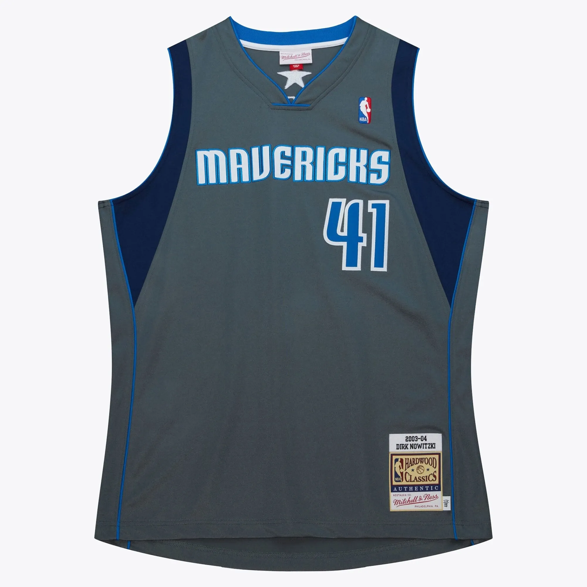 Men's Mitchell & Ness Alternate Jersey Mavericks 2003 Dirk Nowitzki sold by Zulily