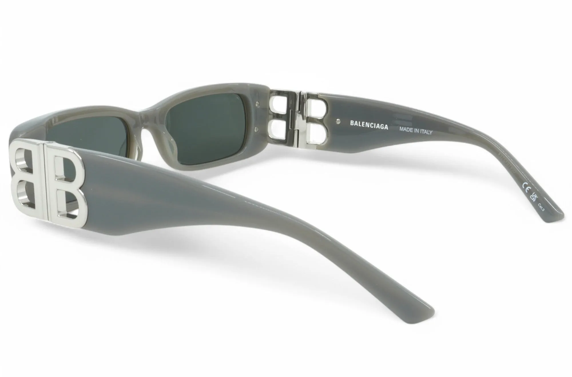 Women's Balenciaga Rectangular Sunglasses - Grey/Silver sold by Zulily product image thumbnail 5