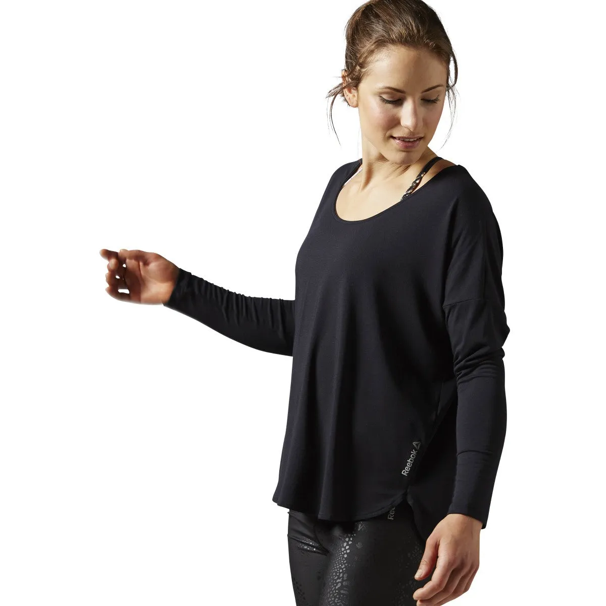 Women's Reebok Studio Lux Long Sleeve Tee sold by Zulily