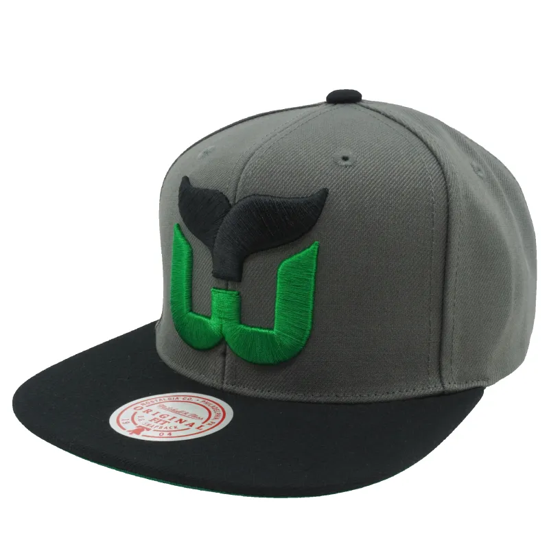Men's Mitchell & Ness Nhl Storm Front Snapback Vntg Whalers - Grey sold by Zulily