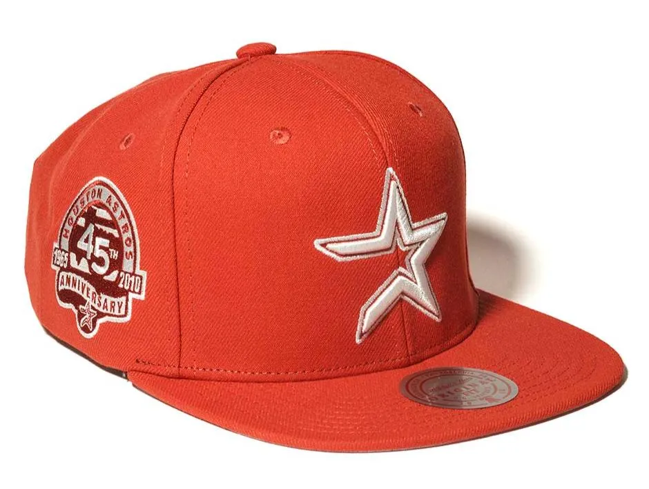 Men's Mitchell & Ness MLB Back To Basics Snapback Coop Astros - Red sold by Zulily product image thumbnail 3