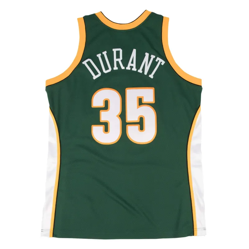 Men's Mitchell & Ness NBA Kevin Durant 2007-08 Authentic Jersey Seattle Supersonics sold by Zulily