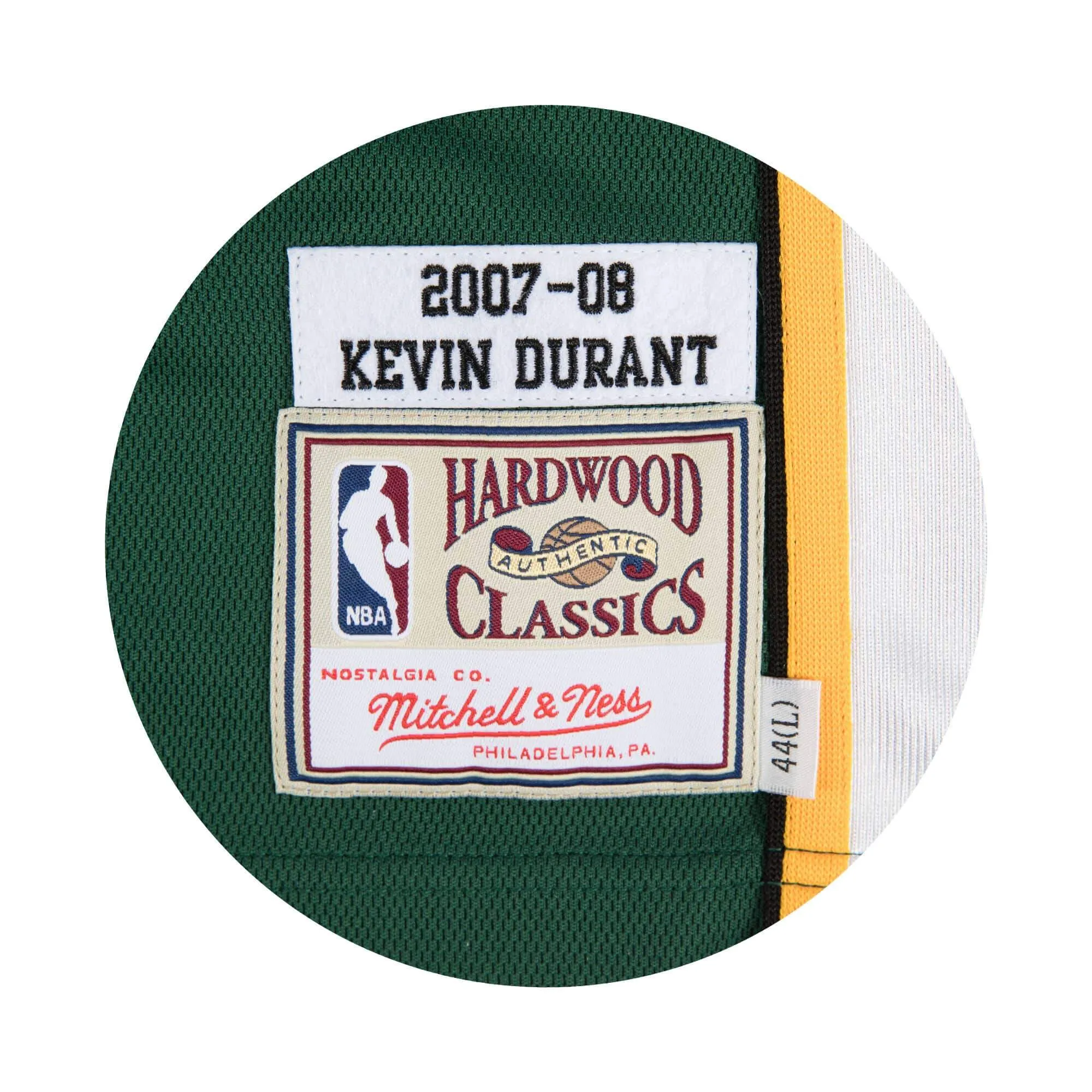 Men's Mitchell & Ness NBA Kevin Durant 2007-08 Authentic Jersey Seattle Supersonics sold by Zulily product image thumbnail 2