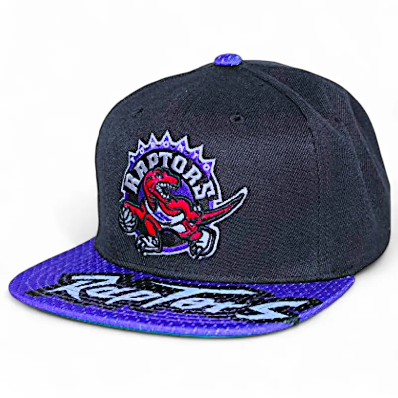 Men's Mitchell & Ness NBA Snapshot Snapback Hwc Raptors - Black-Purple sold by Zulily