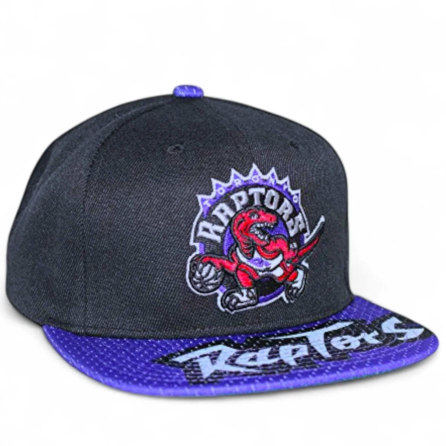 Men's Mitchell & Ness NBA Snapshot Snapback Hwc Raptors - Black-Purple sold by Zulily product image thumbnail 3