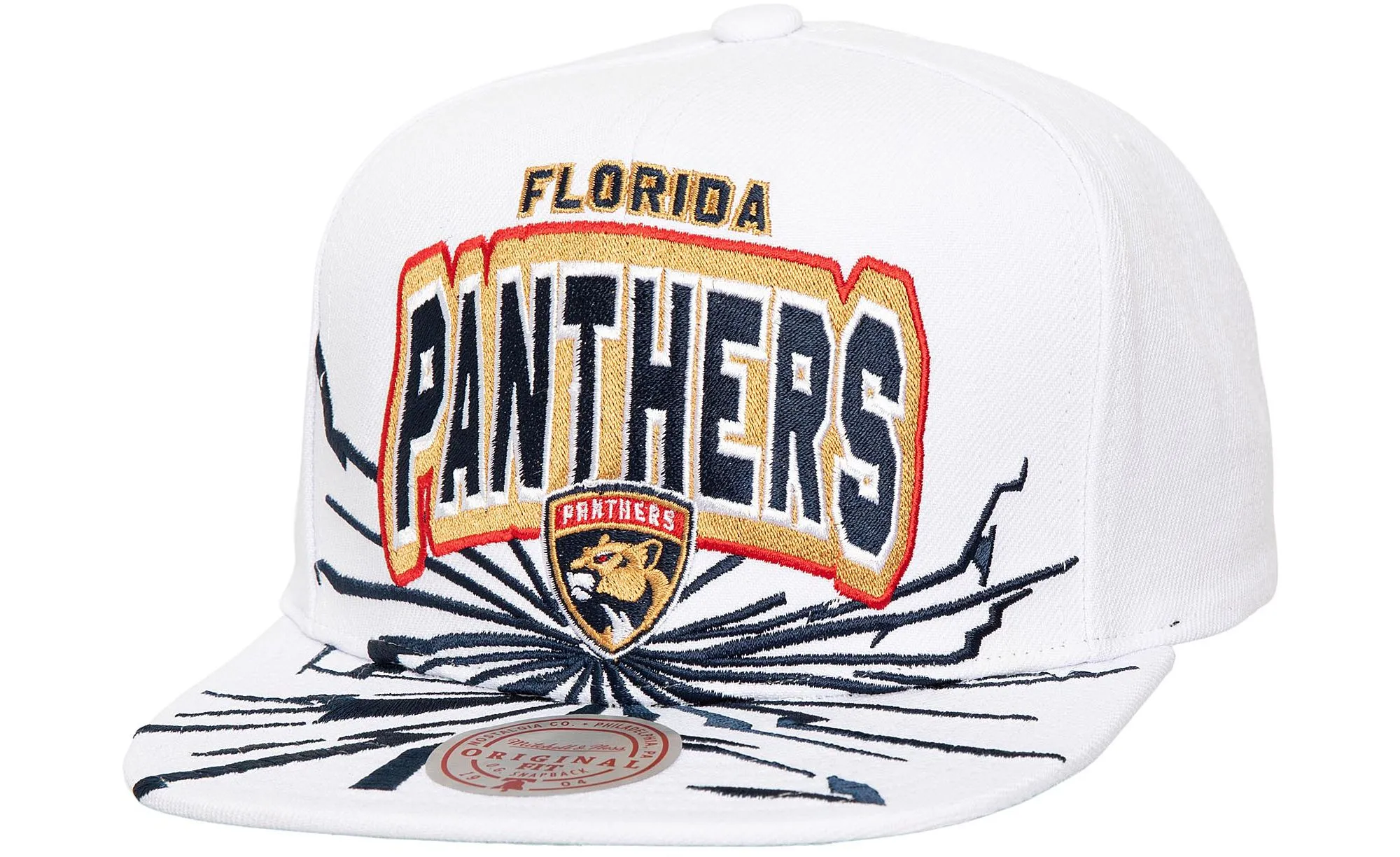 Men's Mitchell & Ness Nhl Aftershock Snapback Panthers - White sold by Zulily