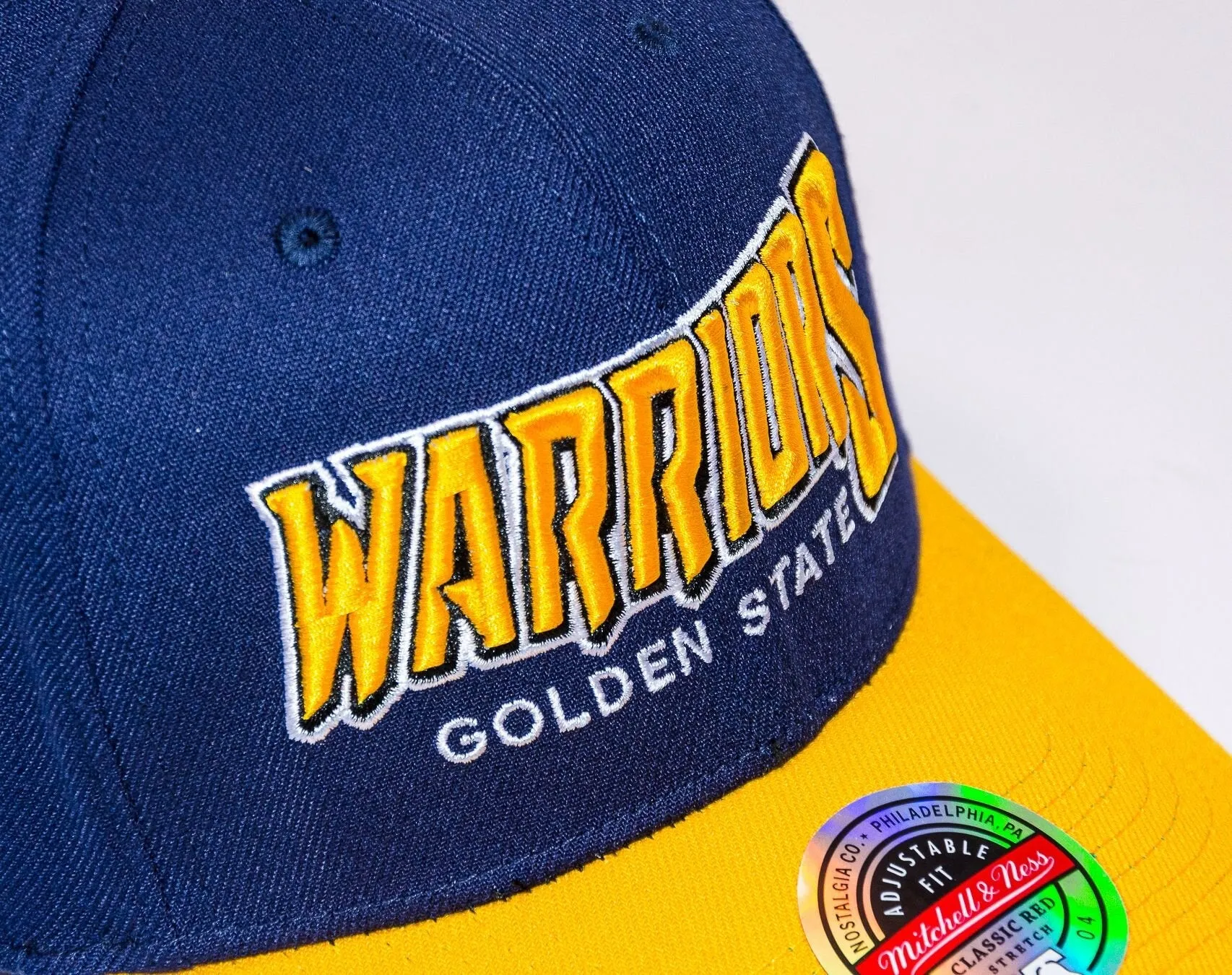Men's Mitchell & Ness NBA Shredder Stretch Snapback Hwc Warriors - Blue sold by Zulily product image thumbnail 3