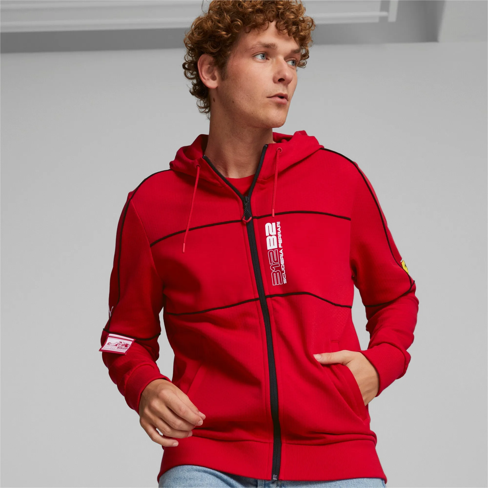 Men's Puma Ferrari Race Hooded Sweat Jacket sold by Zulily product image thumbnail 2