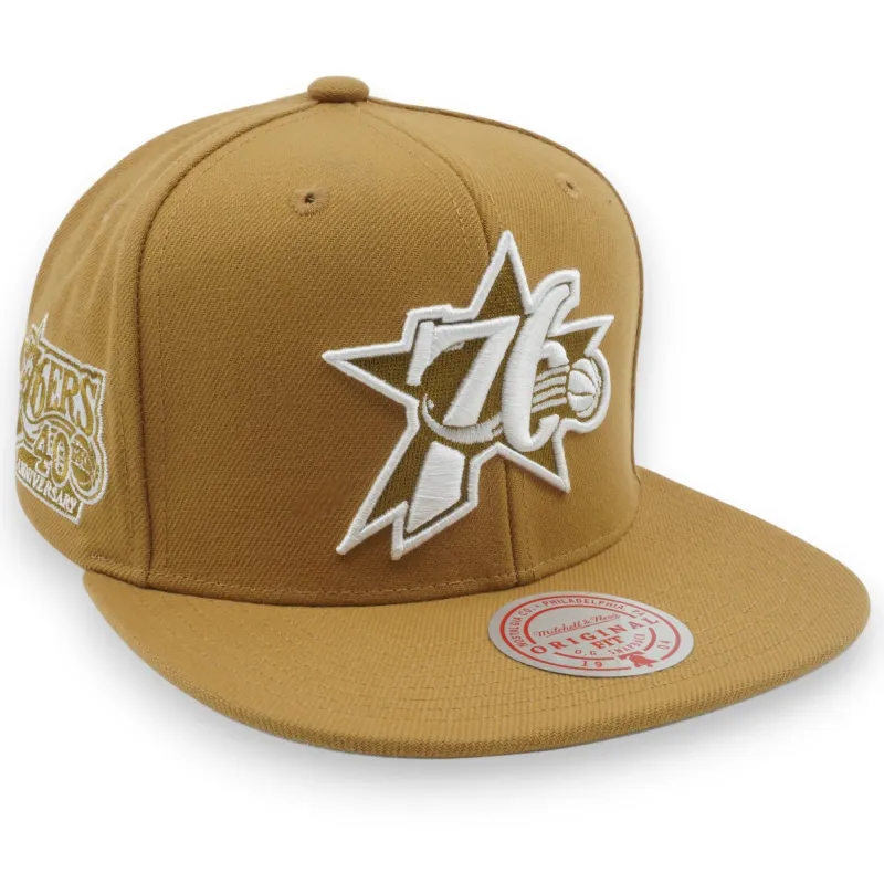 Men's Mitchell & Ness NBA Back To Basics Snapback Hwc 76Ers sold by Zulily