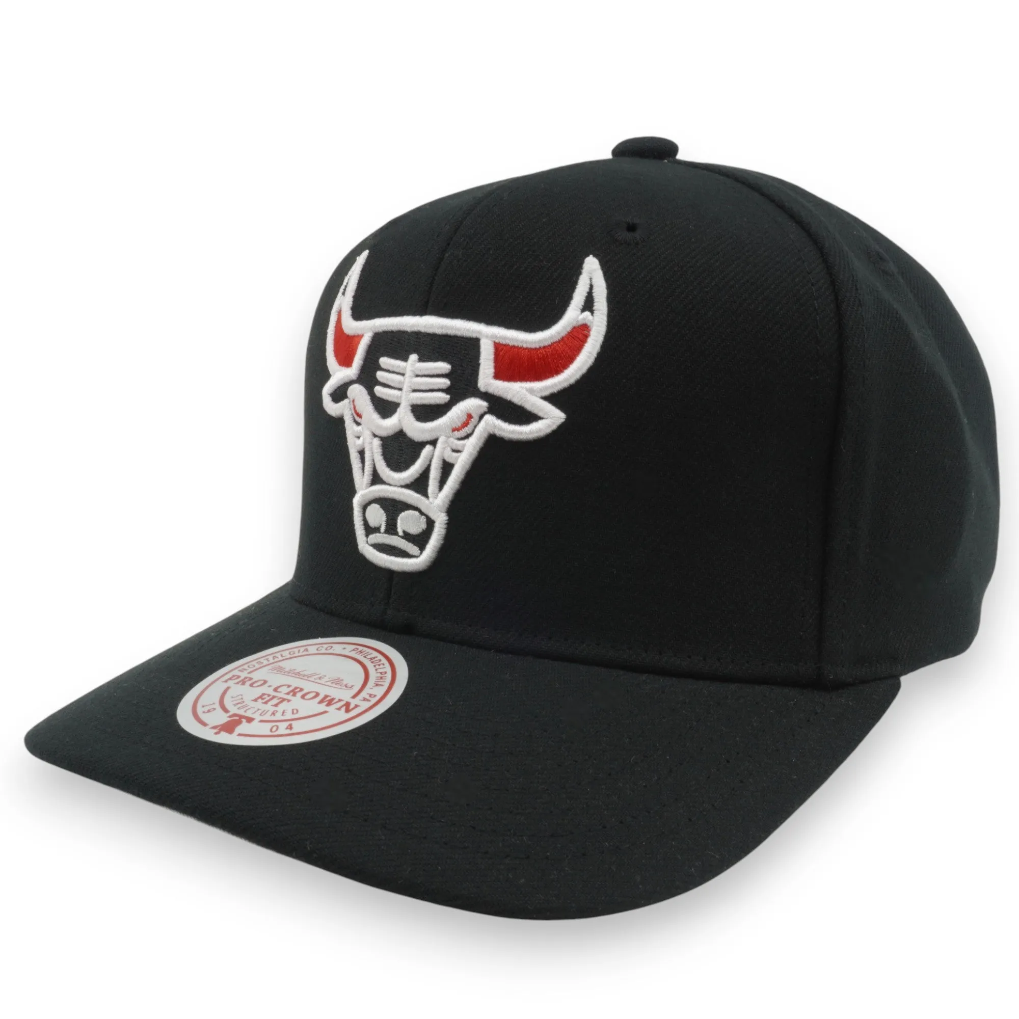 Men's Mitchell & Ness NBA Team Flip Pro Snapback Bulls - Black sold by Zulily product image thumbnail 3