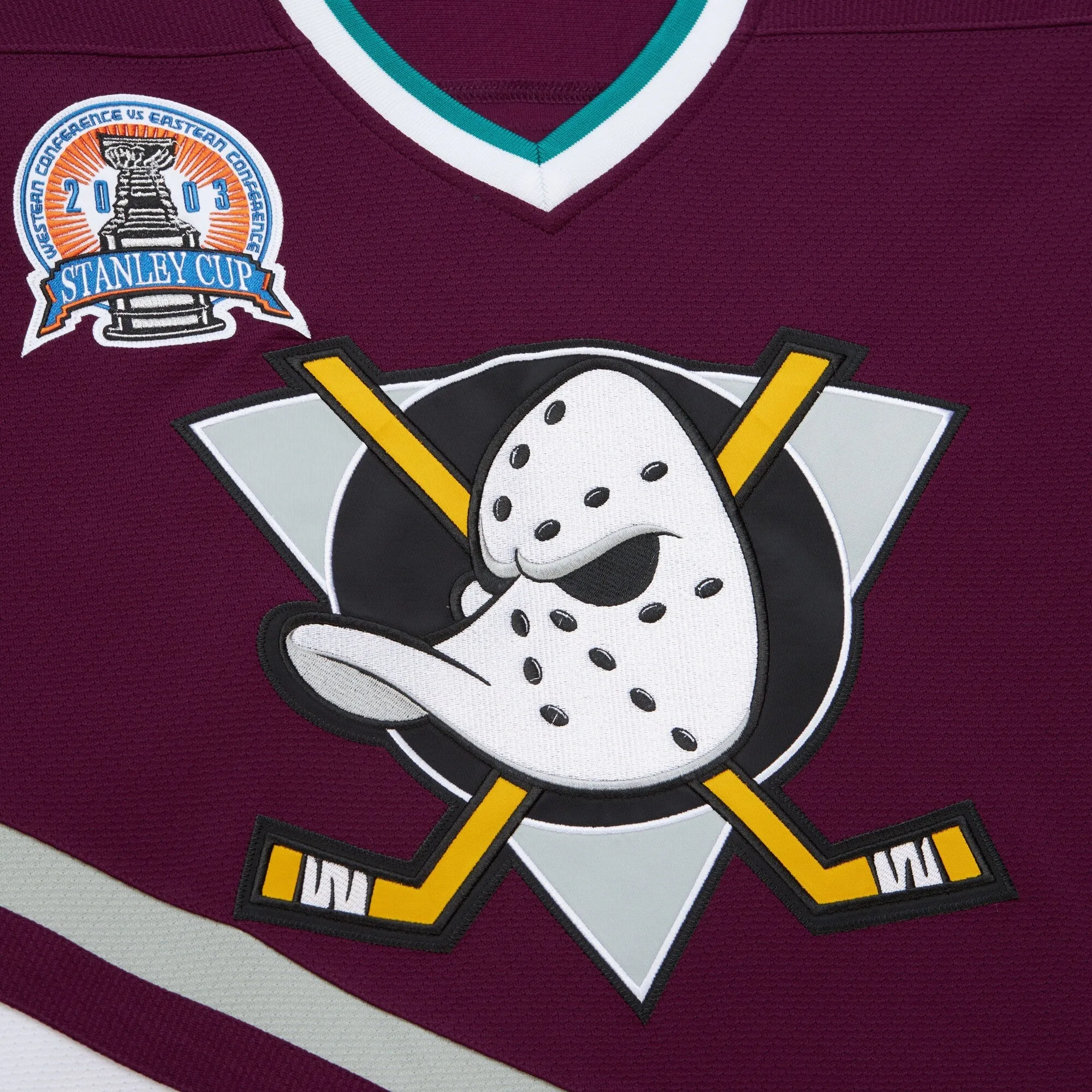 Men's Mitchell & Ness Nhl Dark Jersey Ducks 2002 J-S Giguere sold by Zulily product image thumbnail 3
