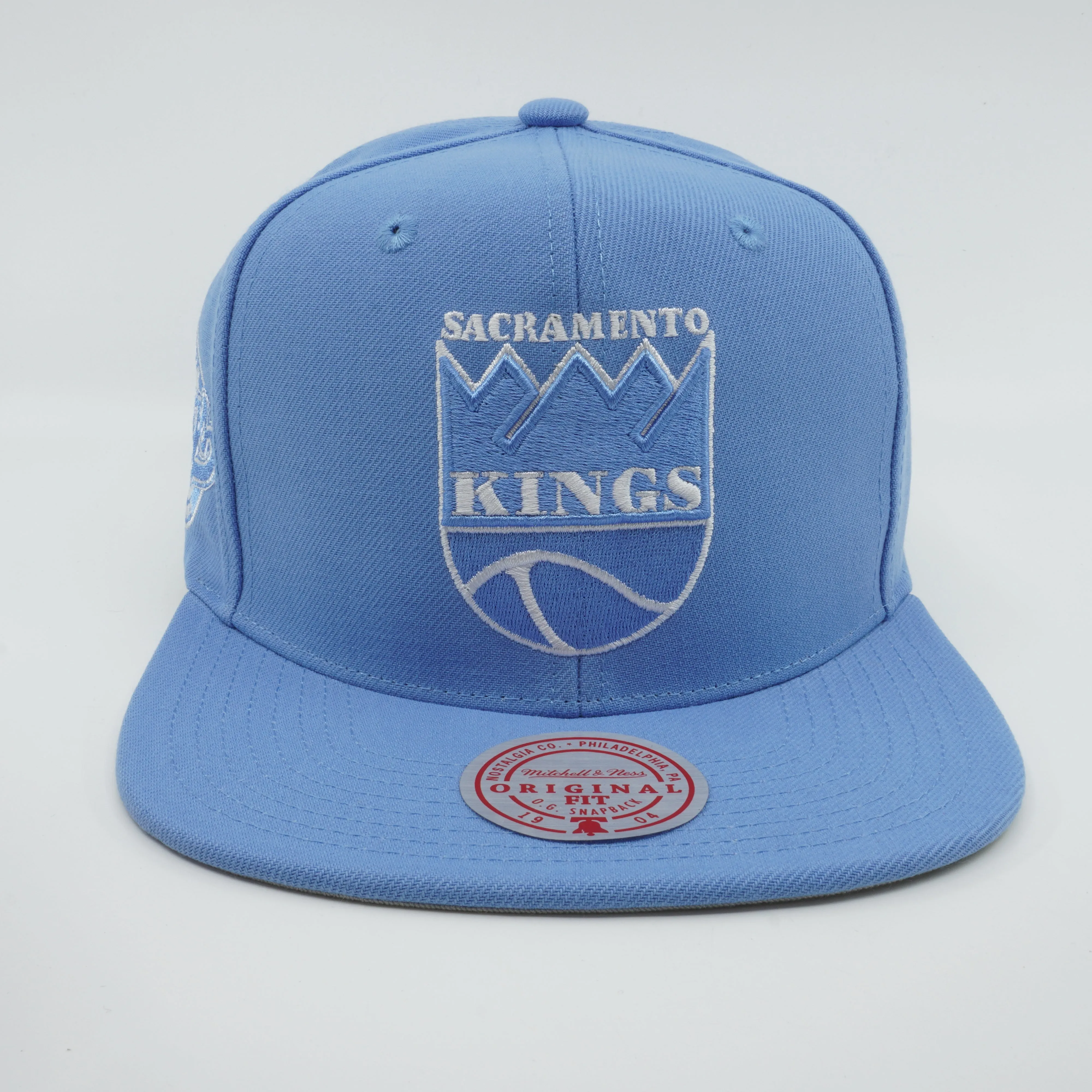 Men's Mitchell & Ness NBA Back To Basics Snapback Hwc Kings - Light Blue sold by Zulily product image thumbnail 2