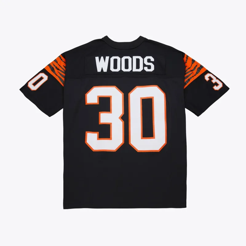 Men's Mitchell & Ness NFL Black Jersey Bengals 1988 Ickey Woods sold by Zulily