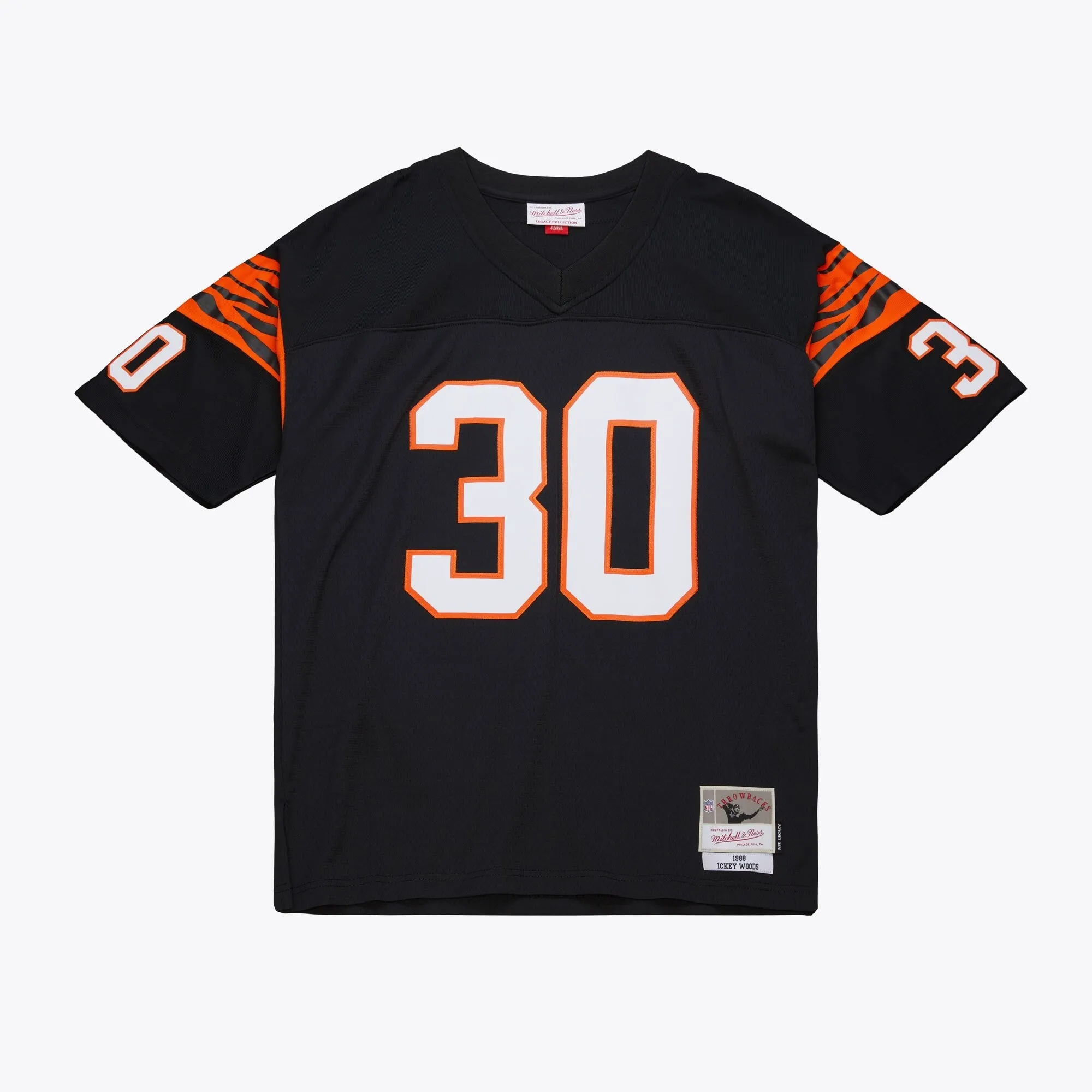 Men's Mitchell & Ness NFL Black Jersey Bengals 1988 Ickey Woods sold by Zulily product image thumbnail 2
