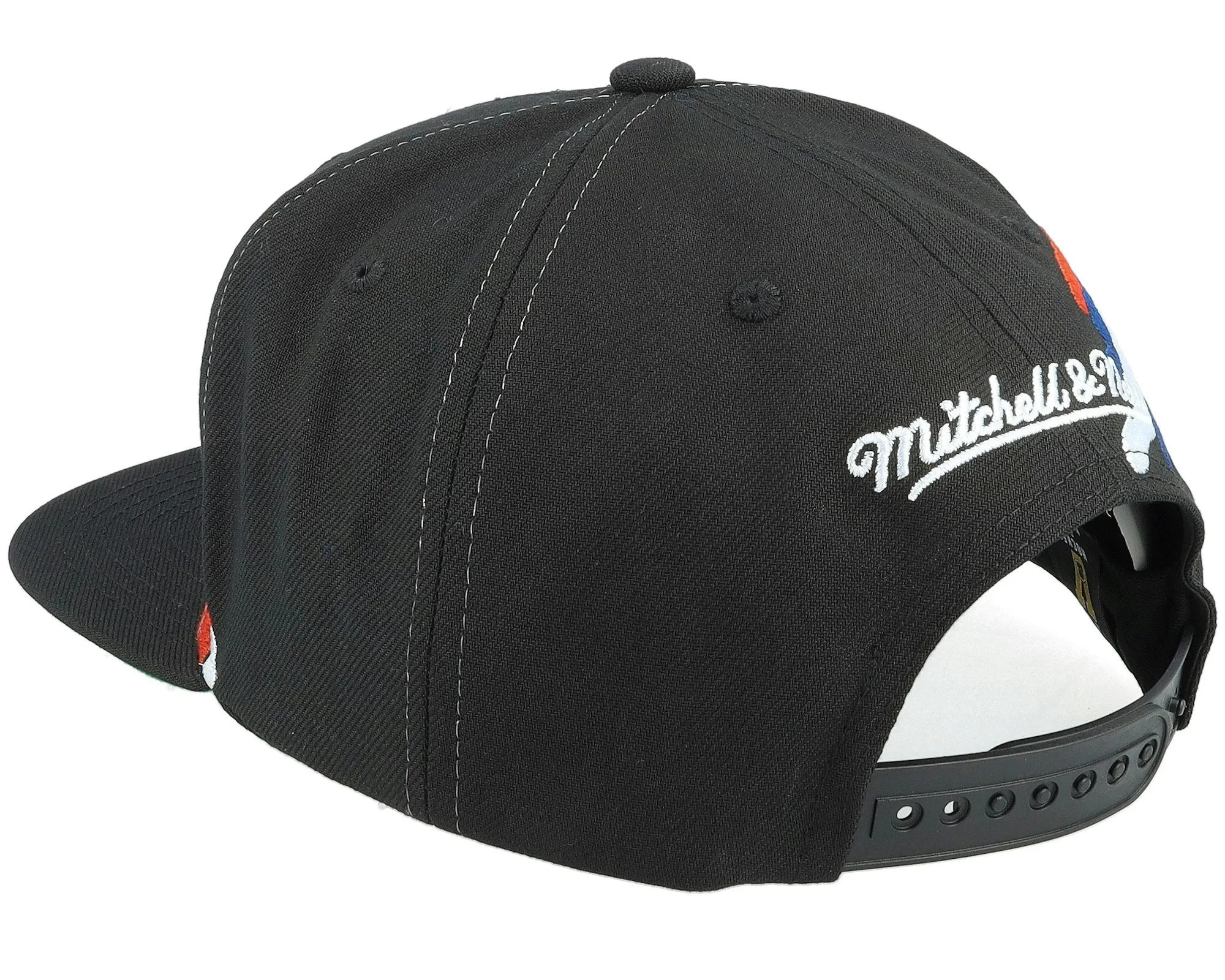 Men's Mitchell & Ness Nhl Vintage Paintbrush Snapback Oilers - Black sold by Zulily product image thumbnail 3
