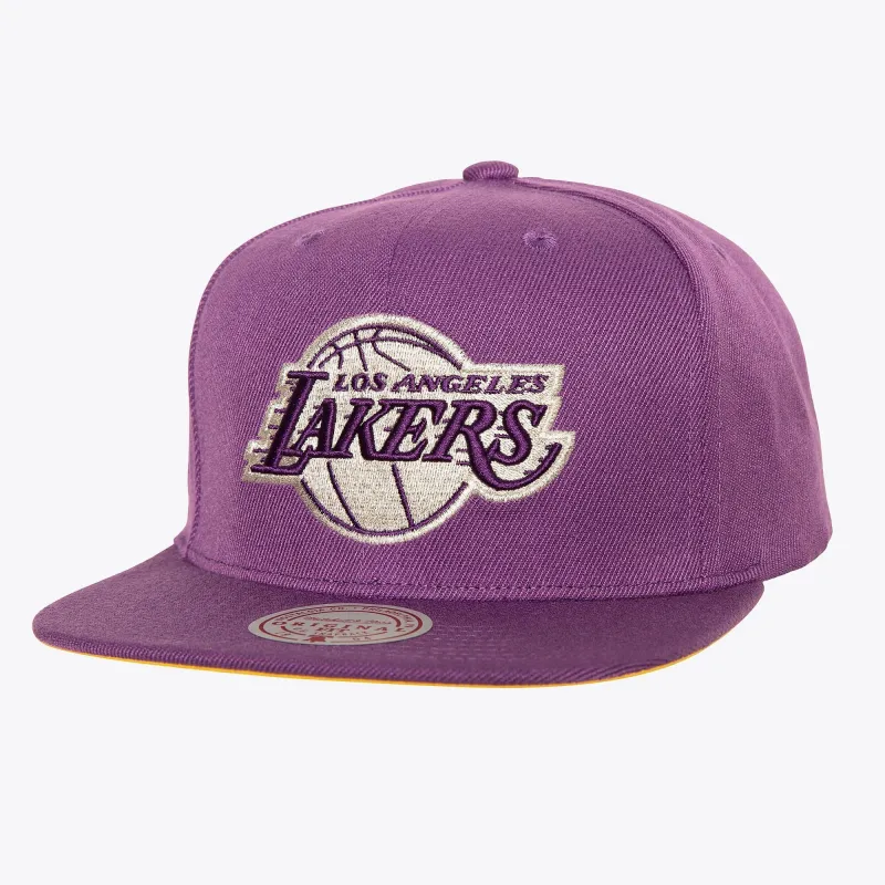 Men's Mitchell & Ness NBA Watch Me Shine Snapback Lakers sold by Zulily