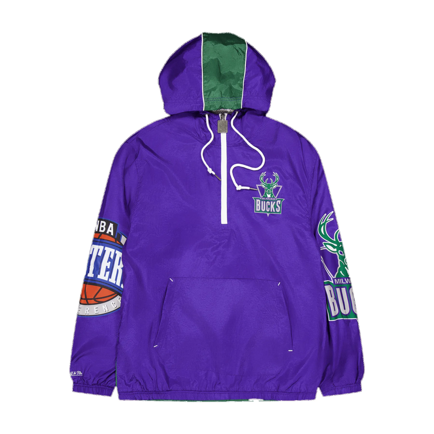 Men's Mitchell & Ness Team Og 2.0 Anorak Windbreaker Bucks sold by Zulily product image thumbnail 2
