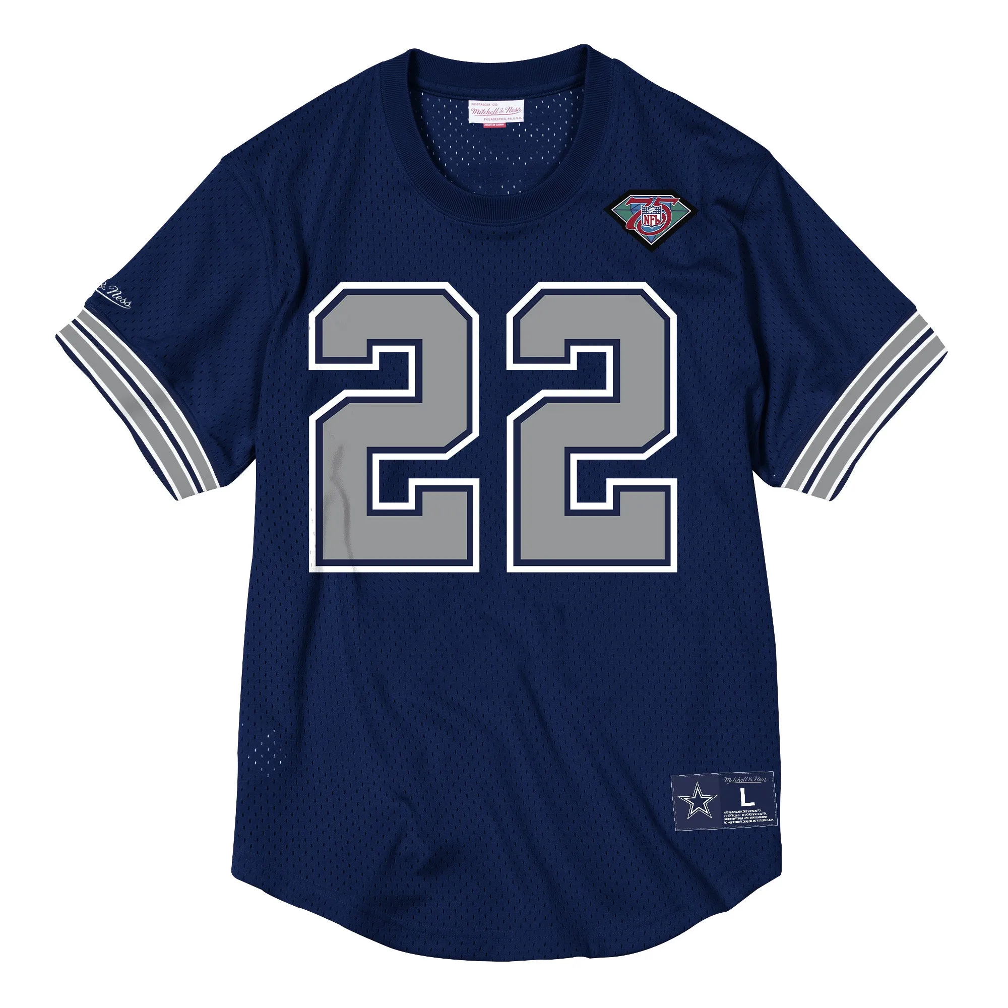 Men's Mitchell & Ness NFL Name & Number Mesh Crew Neck Dallas Cowboys sold by Zulily