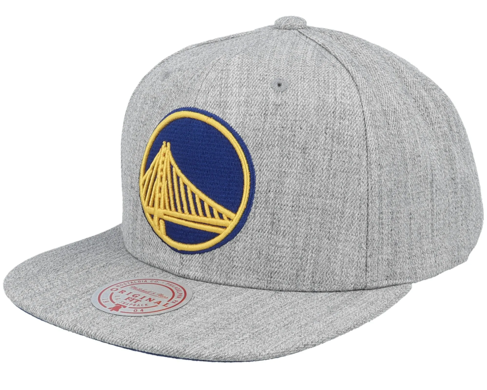 Men's Mitchell & Ness NBA Team Heather 2.0 Snapback Warriors sold by Zulily