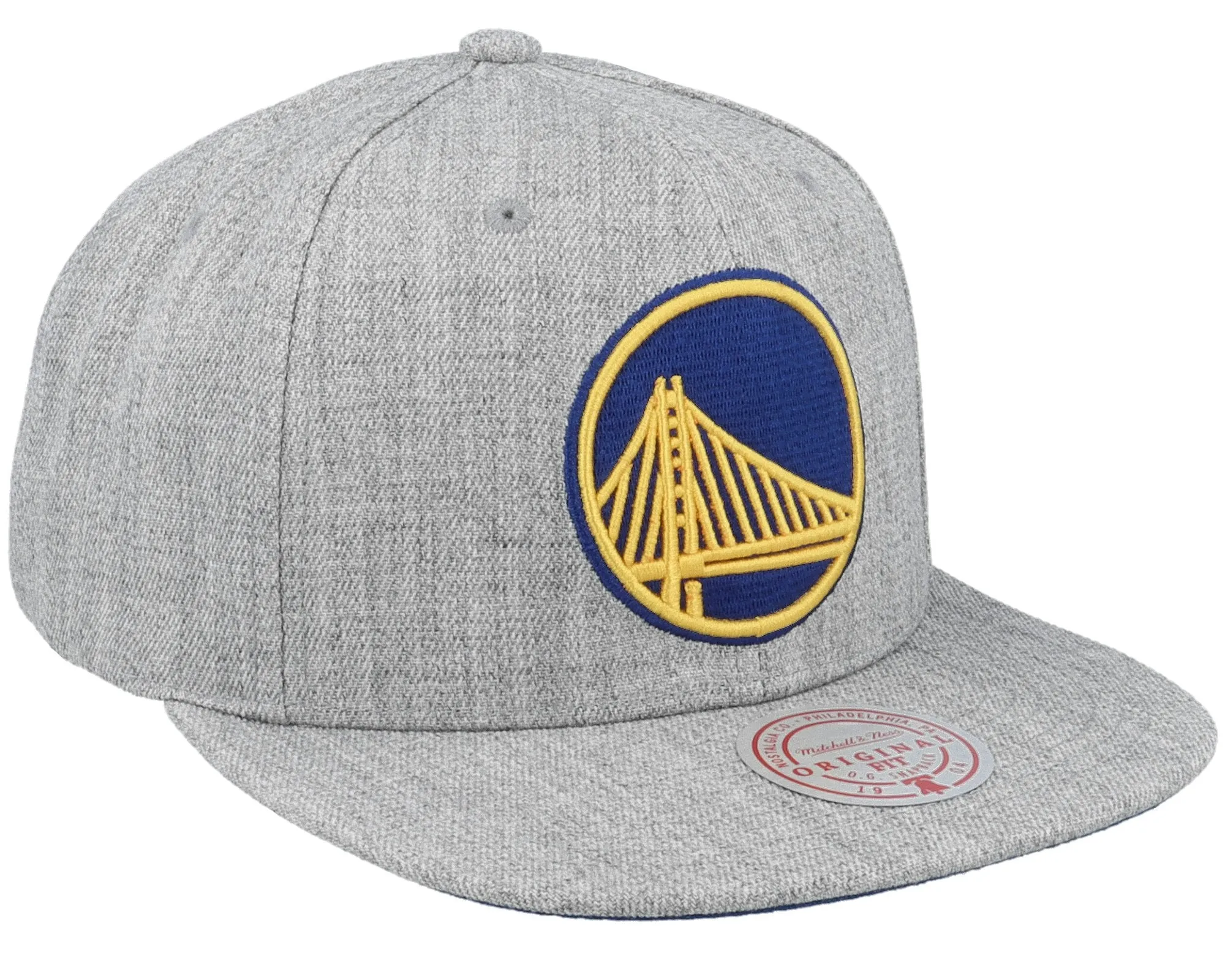 Men's Mitchell & Ness NBA Team Heather 2.0 Snapback Warriors sold by Zulily product image thumbnail 2