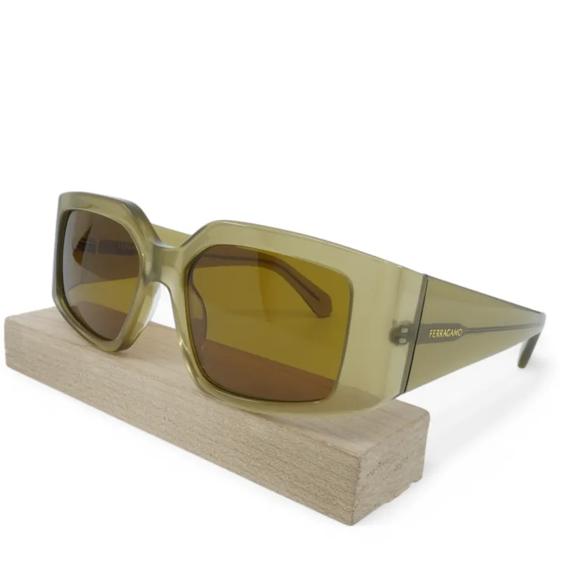 Unisex Salvatore Ferragamo Rectangle Sunglasses sold by Zulily