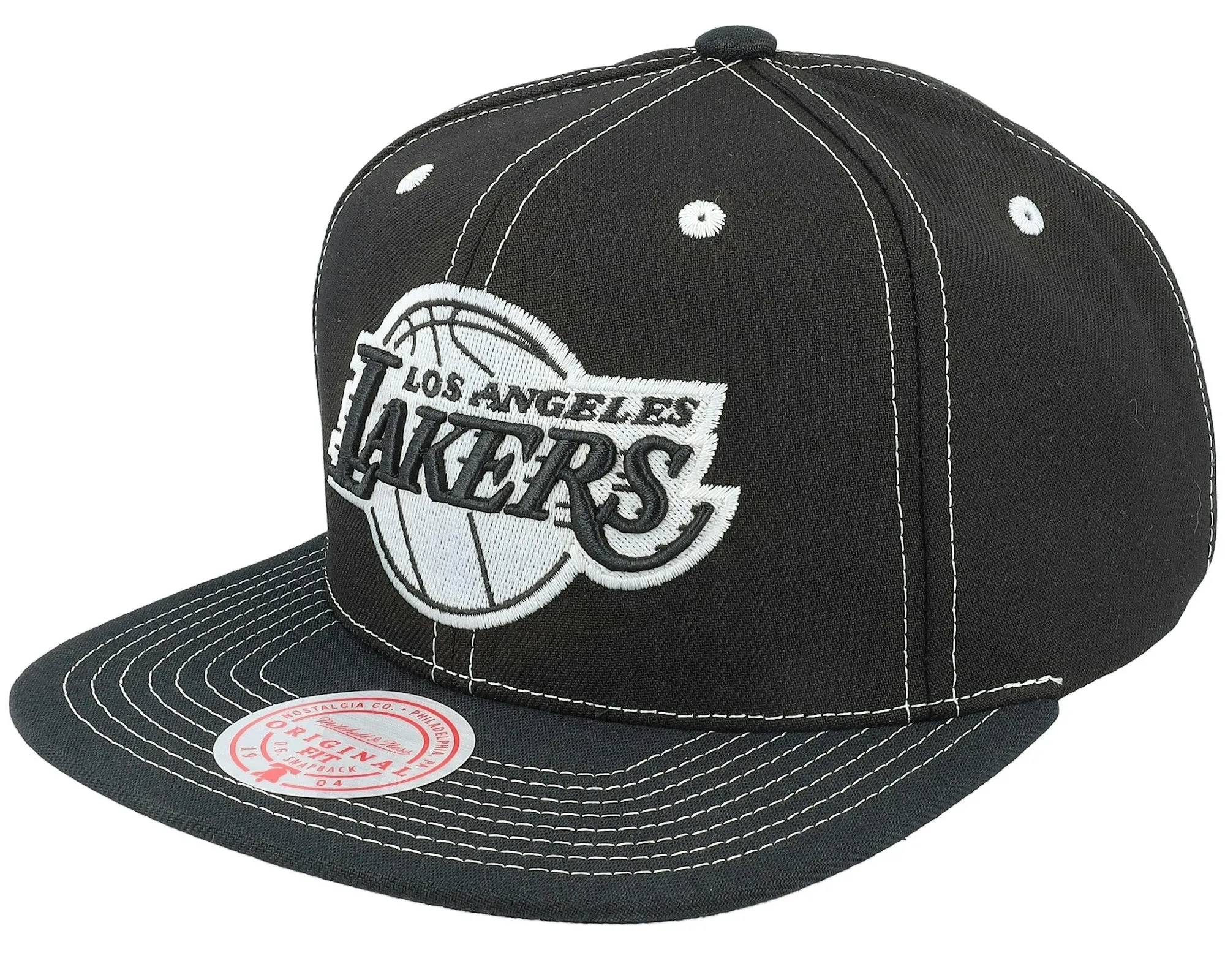 Men's Mitchell & Ness NBA Glow Up Snapback Lakers - Black sold by Zulily