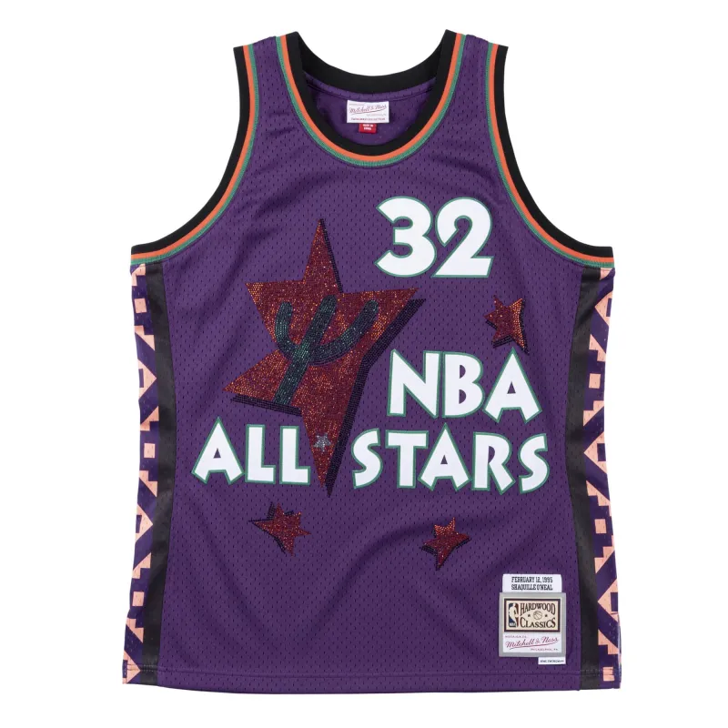 Men's Mitchell & Ness NBA Rhinestone Swingman Jersey 1995 All-Star East Shaq made by Mitchell & Ness