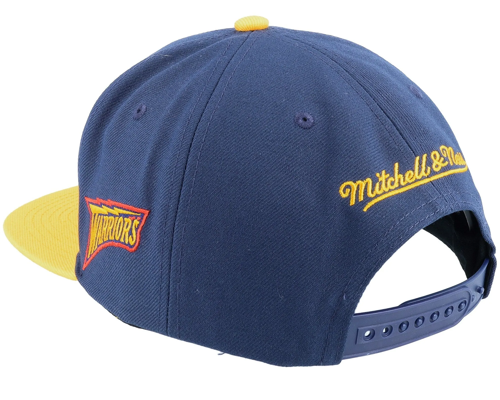 Men's Mitchell & Ness NBA Logo Blur Snapback Hwc Warriors - Blue-Yellow sold by Zulily product image thumbnail 4