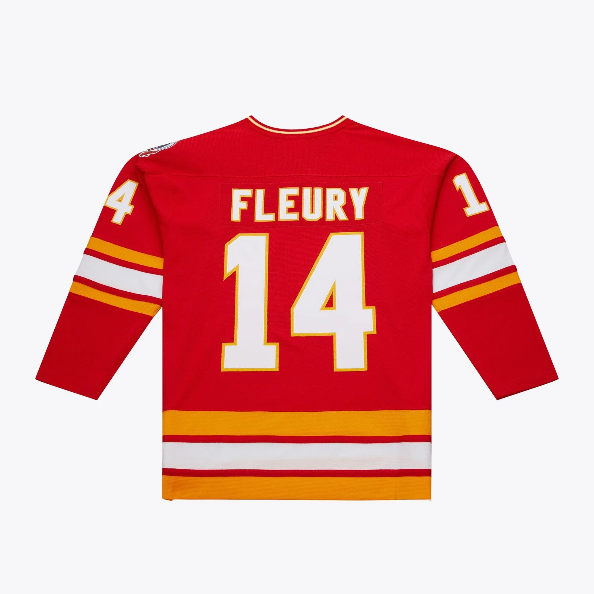 Men's Mitchell & Ness Nhl Dark Jersey Flames 1988 Theo Fleury sold by Zulily product image thumbnail 2