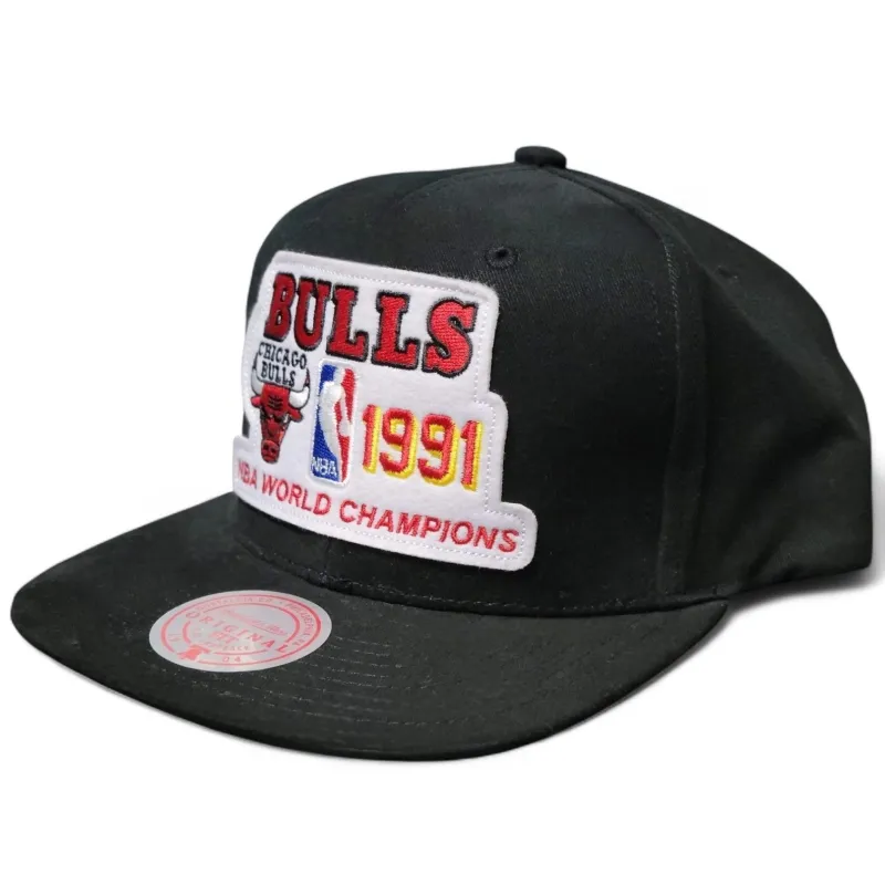 Men's Mitchell & Ness NBA 1991 Finals 30Th Anniversary Snapback Bulls - Black sold by Zulily