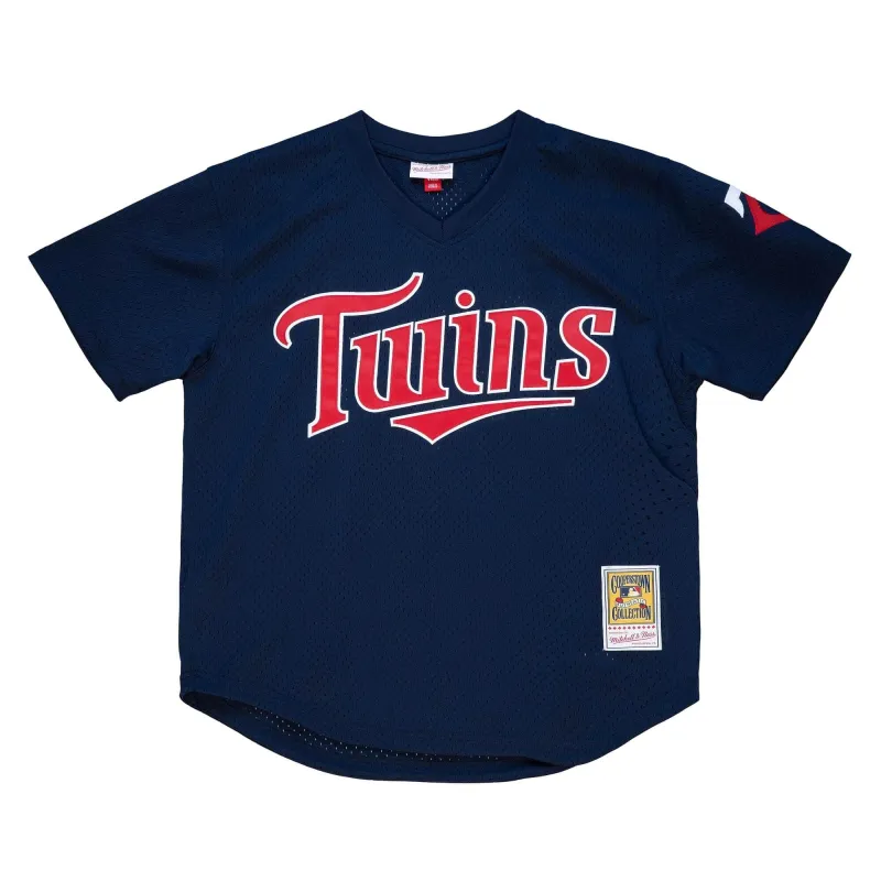 Mitchell & Ness MLB Authentic Bp Pullover Jersey Minnesota Twins 2002 David Ortiz sold by Zulily