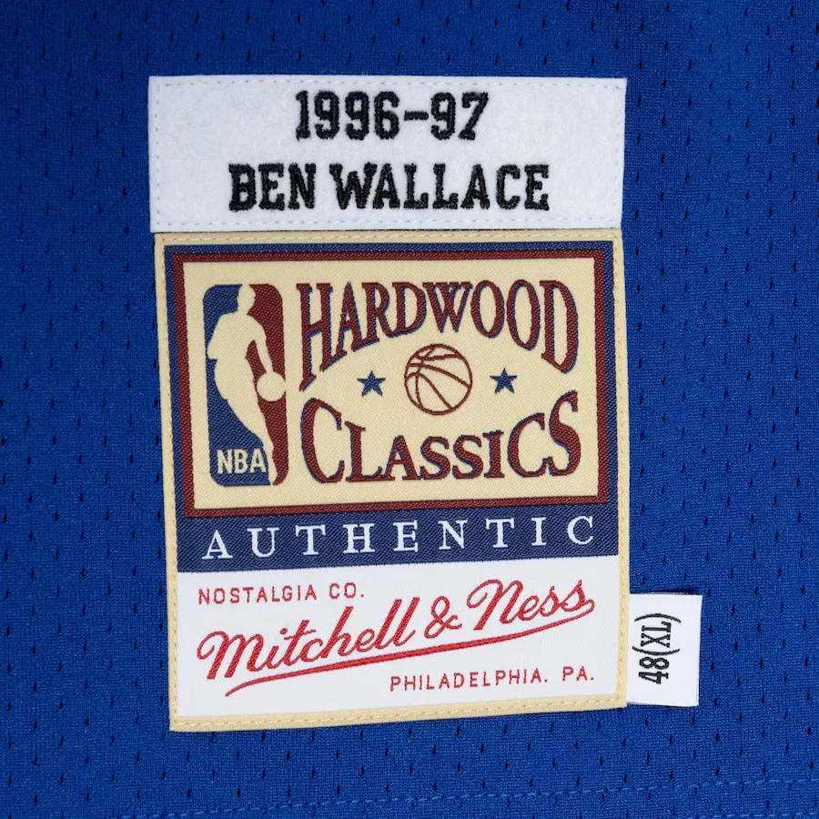 Men's Mitchell & Ness Authentic Jersey Bullets 96-97 Ben Wallace sold by Zulily product image thumbnail 4