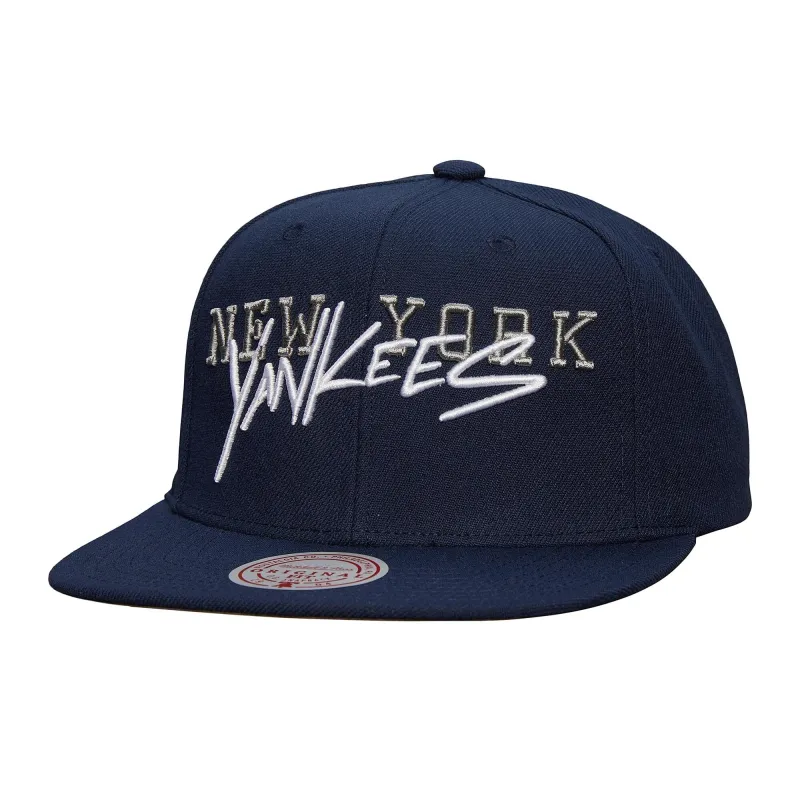 Men's Mitchell & Ness MLB Team Tagged Snapback Yankees sold by Zulily