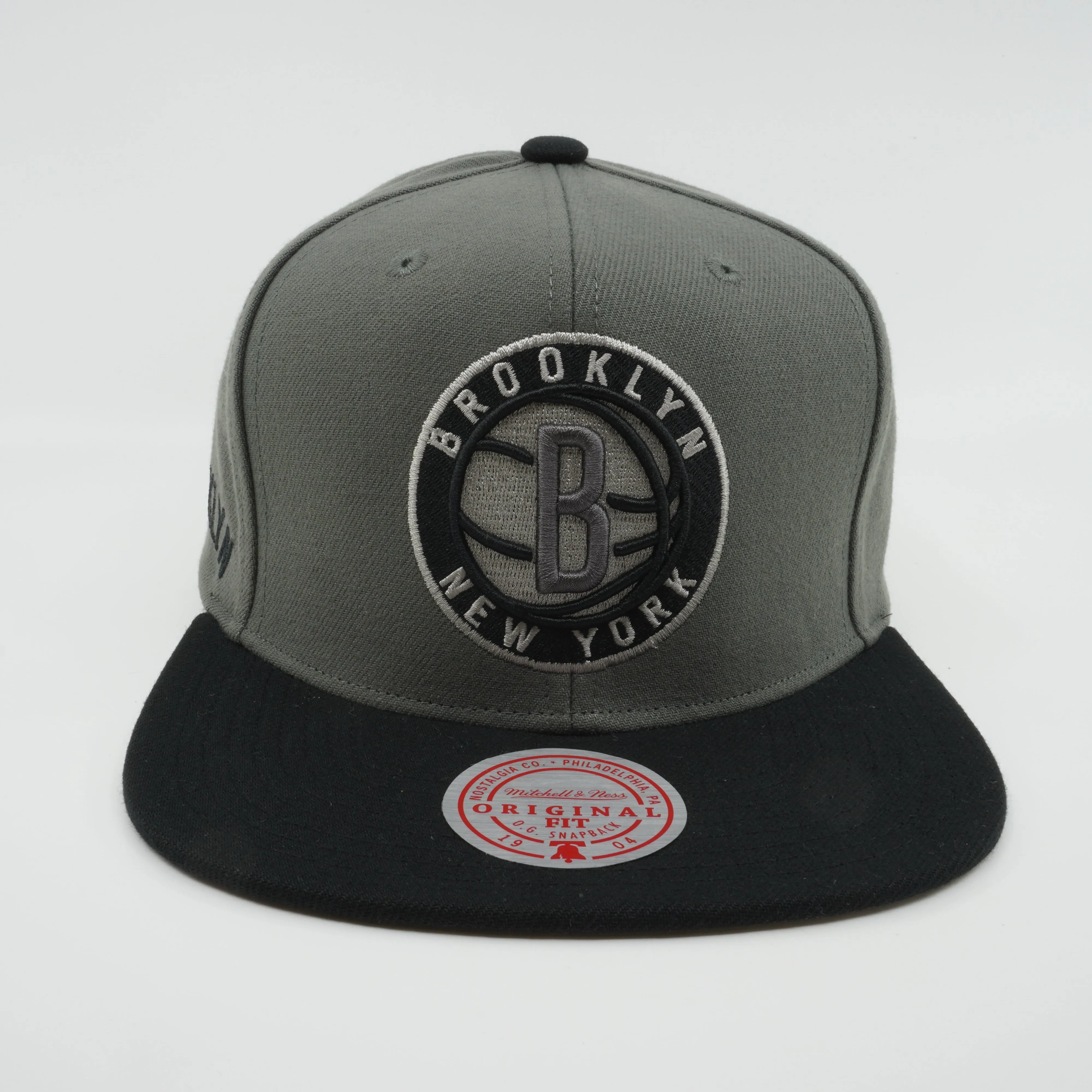 Men's Mitchell & Ness NBA Storm Front Snapback Nets - Grey sold by Zulily product image thumbnail 2