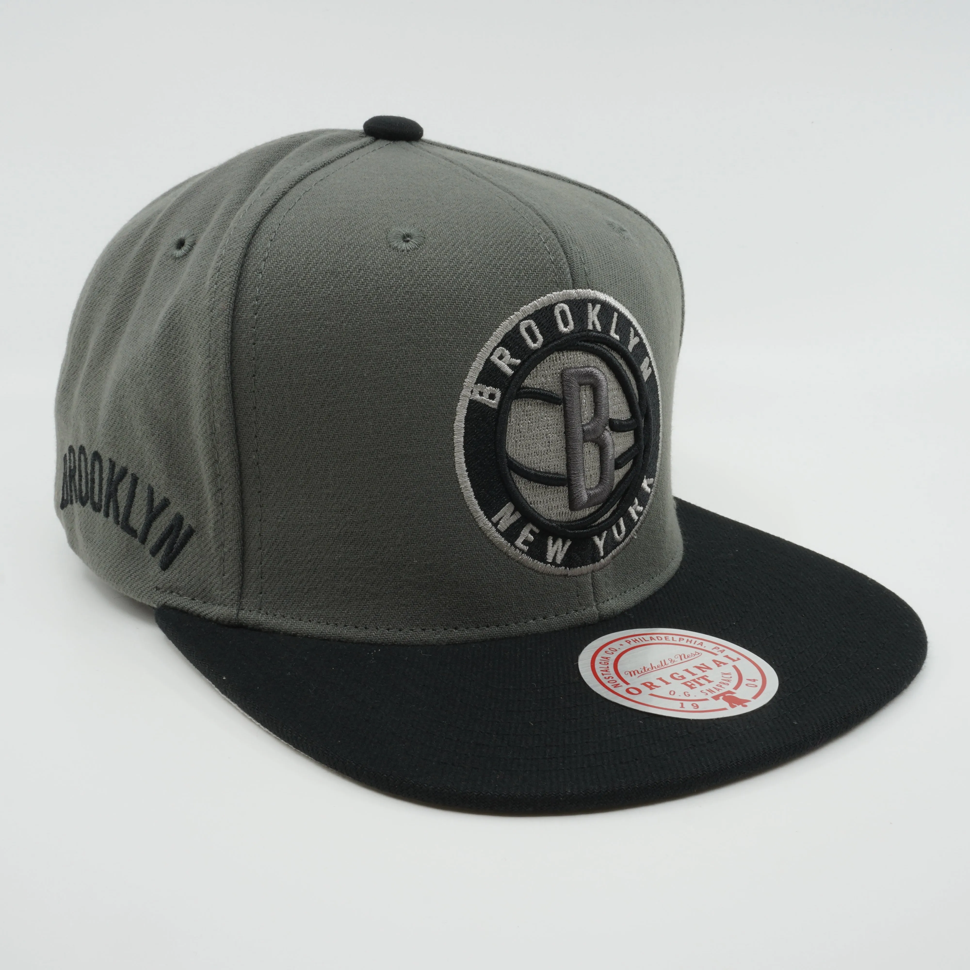 Men's Mitchell & Ness NBA Storm Front Snapback Nets - Grey sold by Zulily product image thumbnail 3