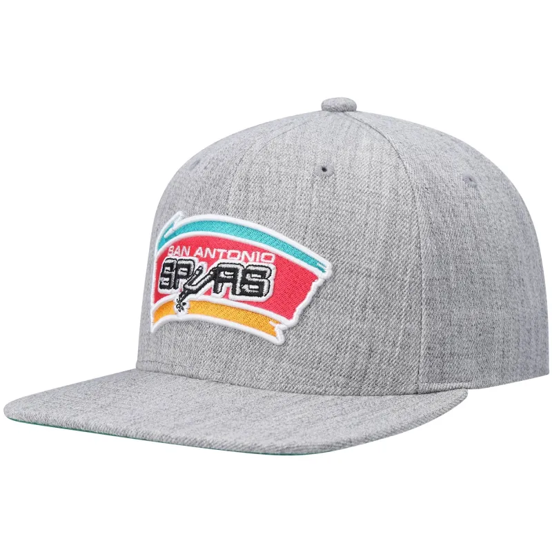 Men's Mitchell & Ness NBA Team Heather 2.0 Snapback Hwc Spurs sold by Zulily