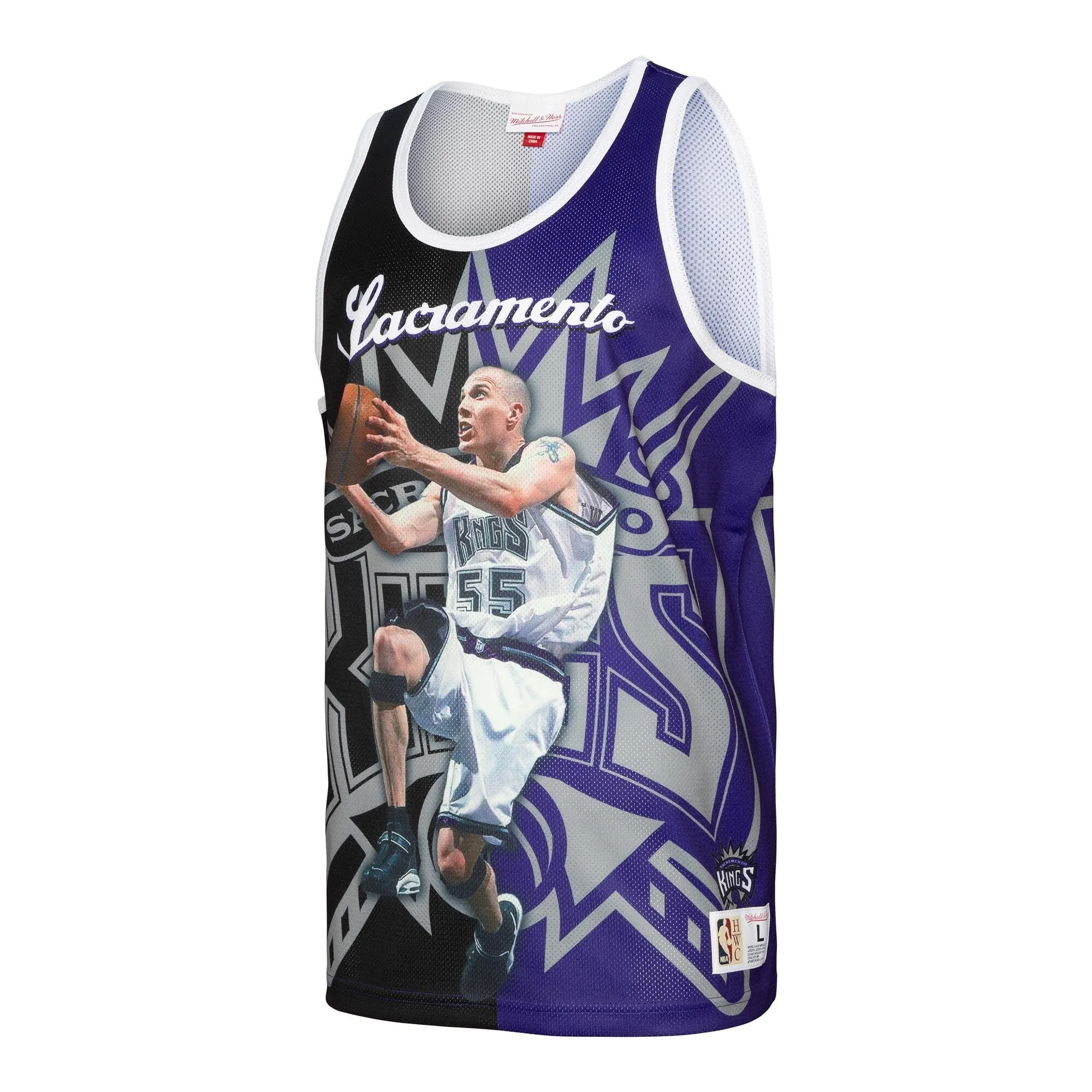 Men's Mitchell & Ness Sublimated Player Tank Kings Jason Williams sold by Zulily product image thumbnail 2