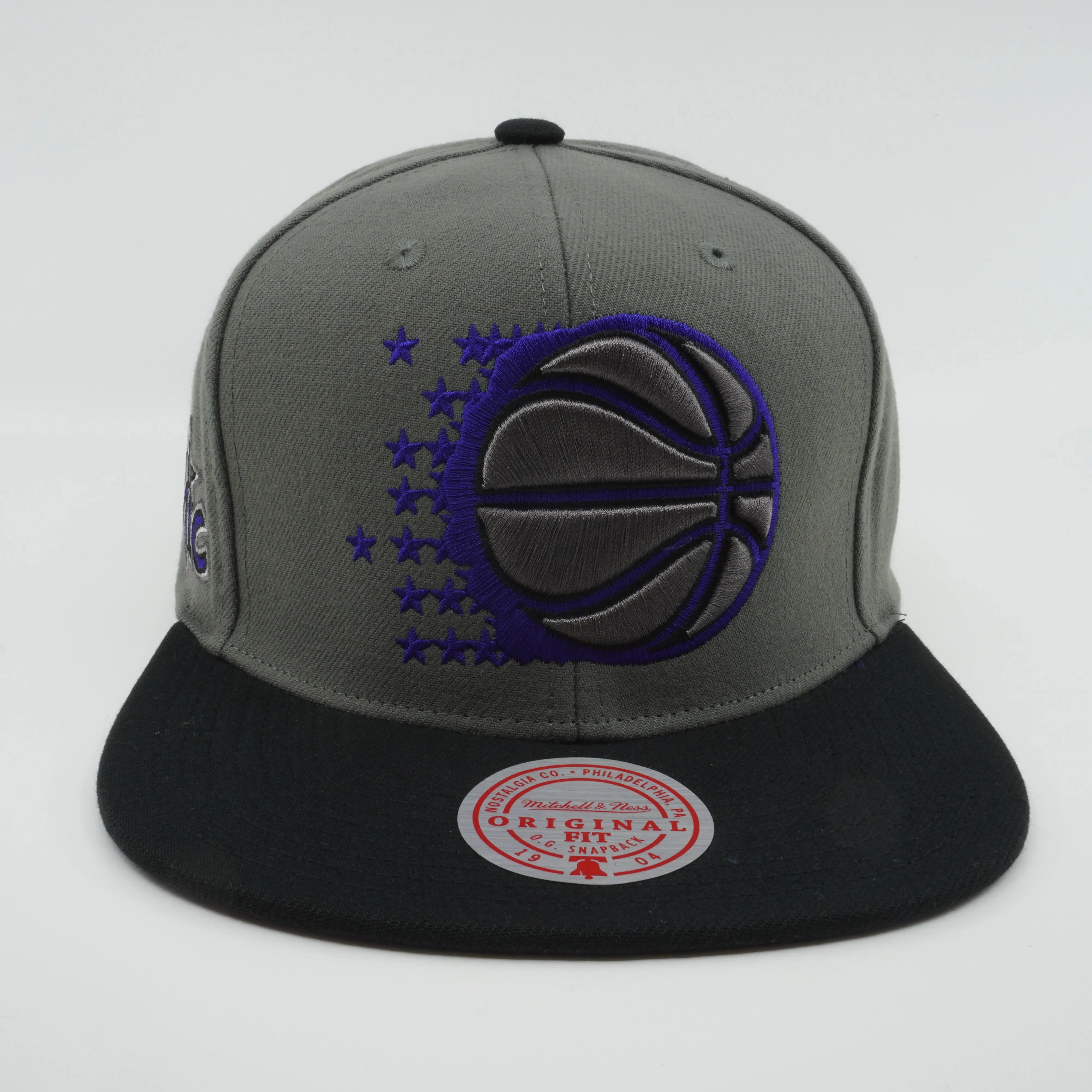 Men's Mitchell & Ness NBA Storm Front Snapback Hwc Magic - Grey sold by Zulily product image thumbnail 2