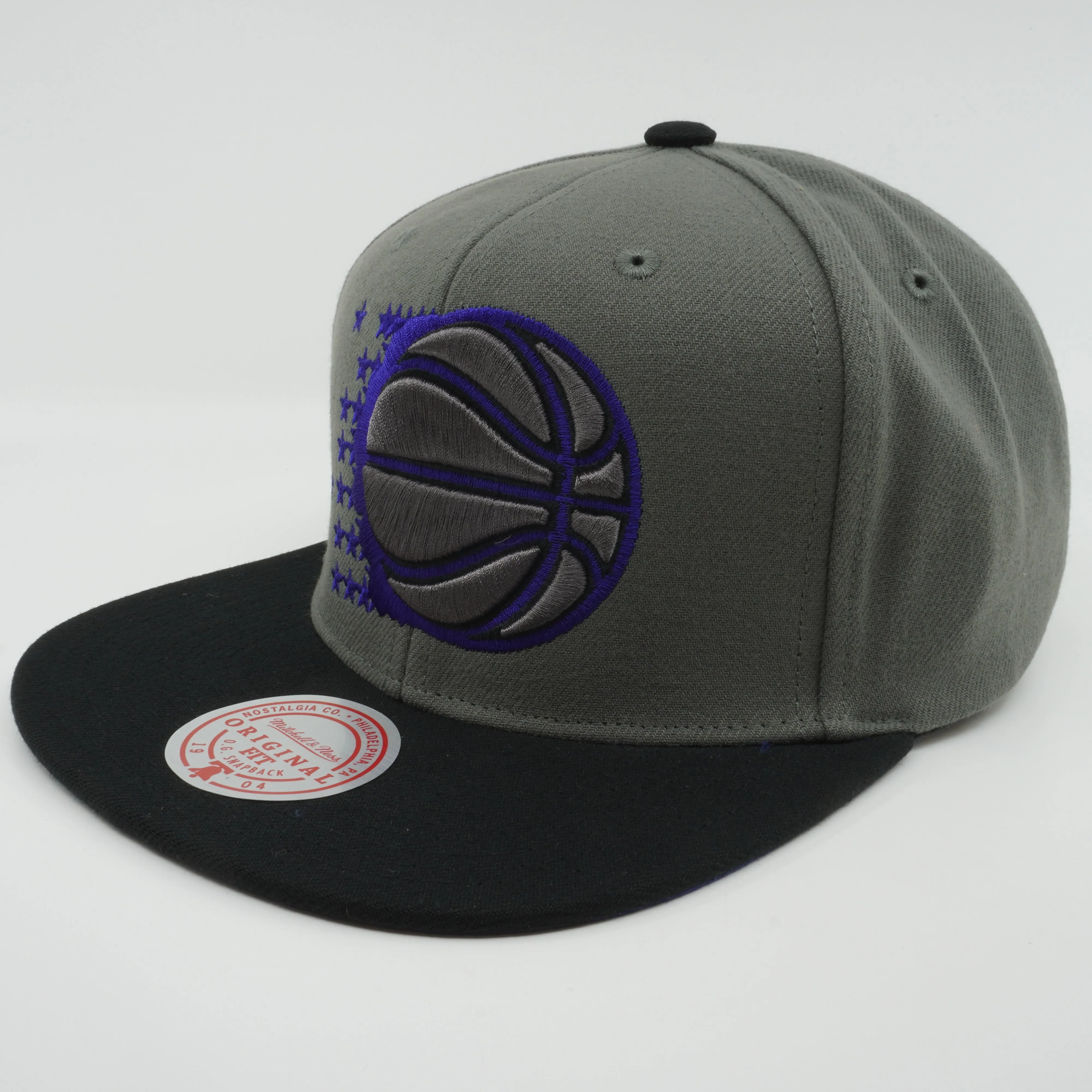 Men's Mitchell & Ness NBA Storm Front Snapback Hwc Magic - Grey sold by Zulily