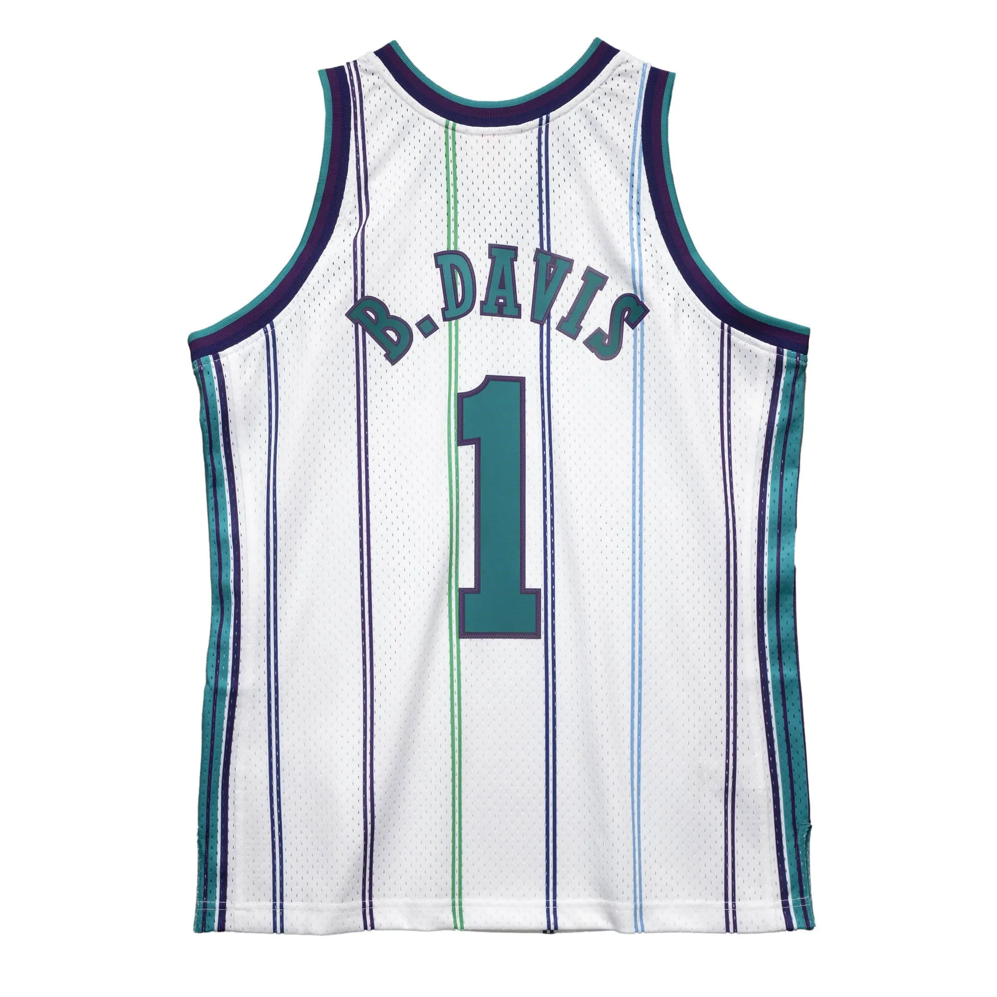 Mitchell & Ness NBA Swingman Jersey Charlotte Hornets 1999 Baron Davis sold by Zulily product image thumbnail 2