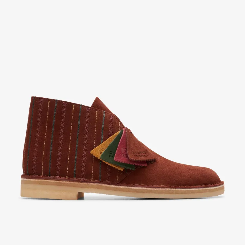 Men's Clarks Desert Boot - Rust Brown Suede sold by Zulily