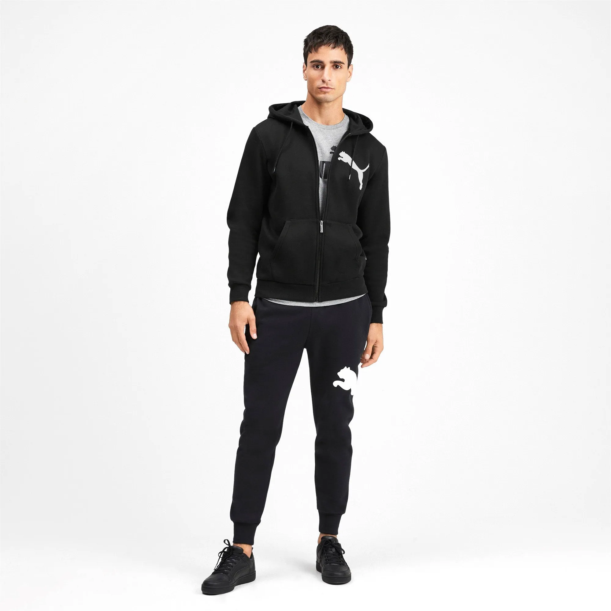 Men's Puma Big Logo Full Zip Hoody Fleece sold by Zulily product image thumbnail 3