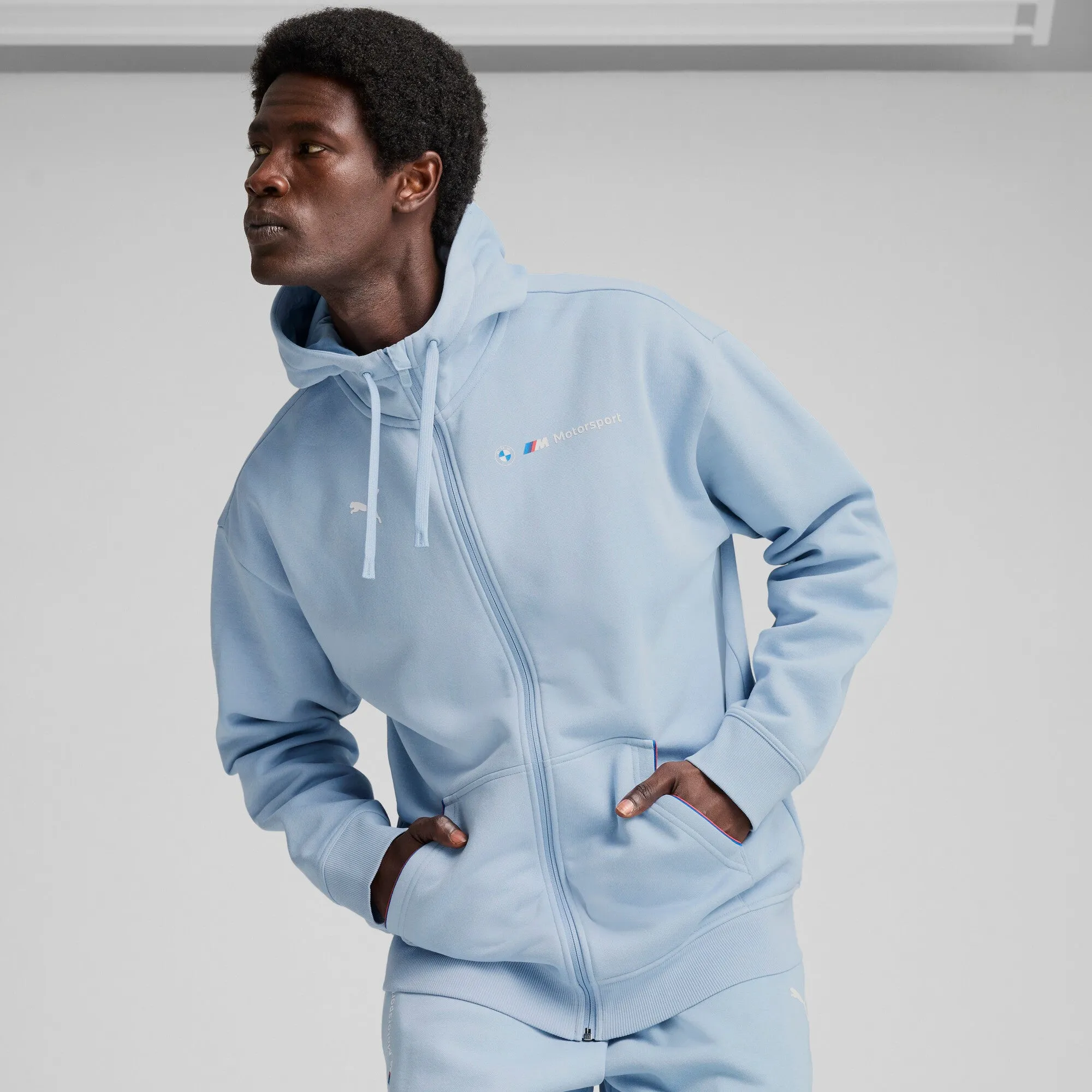 Men's Puma Bmw Motorsport Ess+ Fz Hooded Jacket Fl sold by Zulily product image thumbnail 3