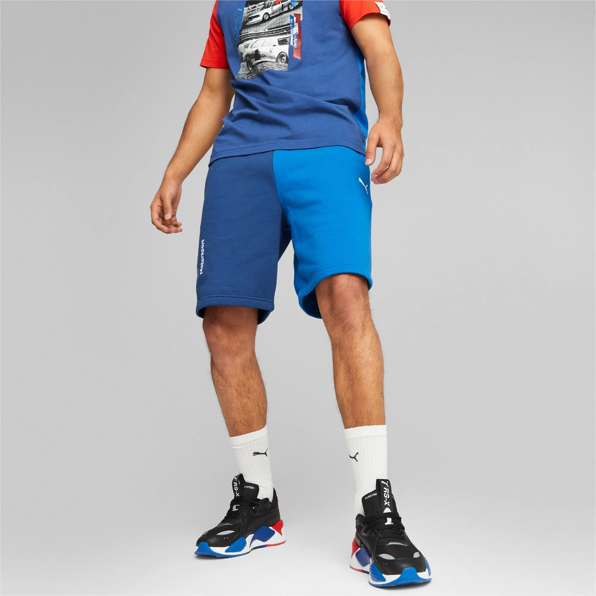 Men's Puma Bmw Motorsport Essential Fleece Shorts 8.6" sold by Zulily product image thumbnail 3