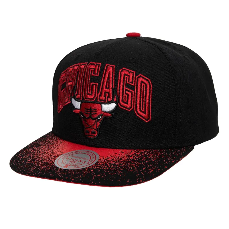 Men's Mitchell & Ness NBA Re-Take Snapback Bulls - Black sold by Zulily
