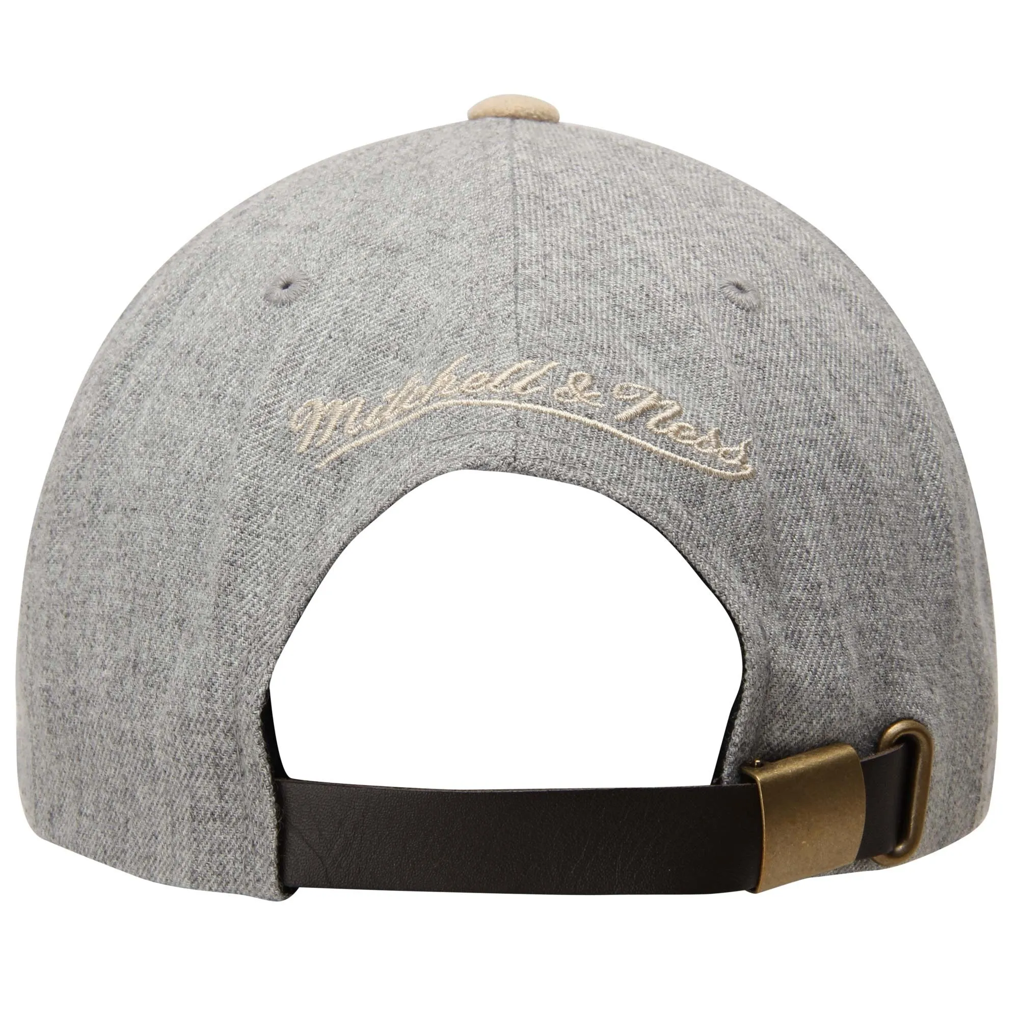 Men's Mitchell & Ness NBA New York Knicks Heather Suede Two-Tone Adjustable Hat sold by Zulily product image thumbnail 3