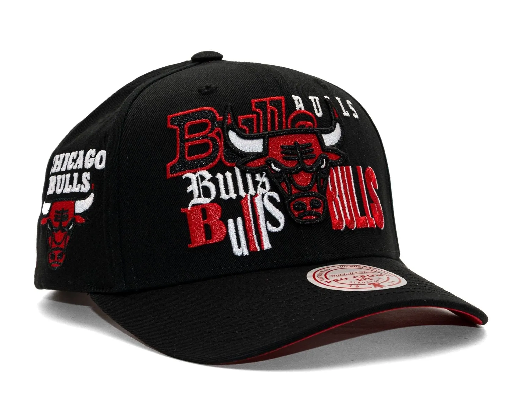 Men's Mitchell & Ness NBA All Out Collage Pro Snapback Bulls sold by Zulily