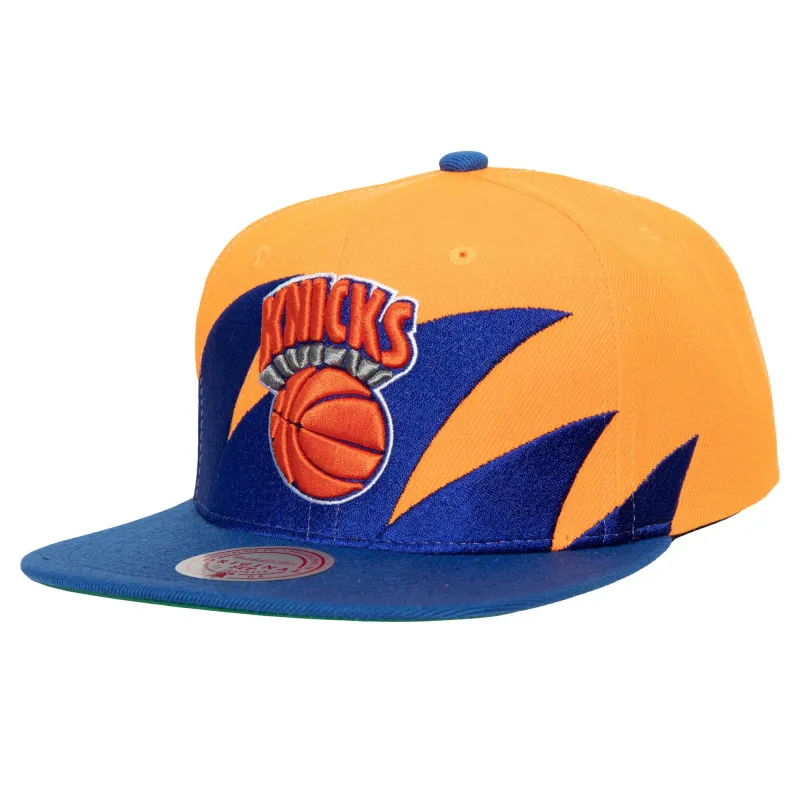 Men's Mitchell & Ness NBA Ny Knicks Sharktooth Snapback sold by Zulily