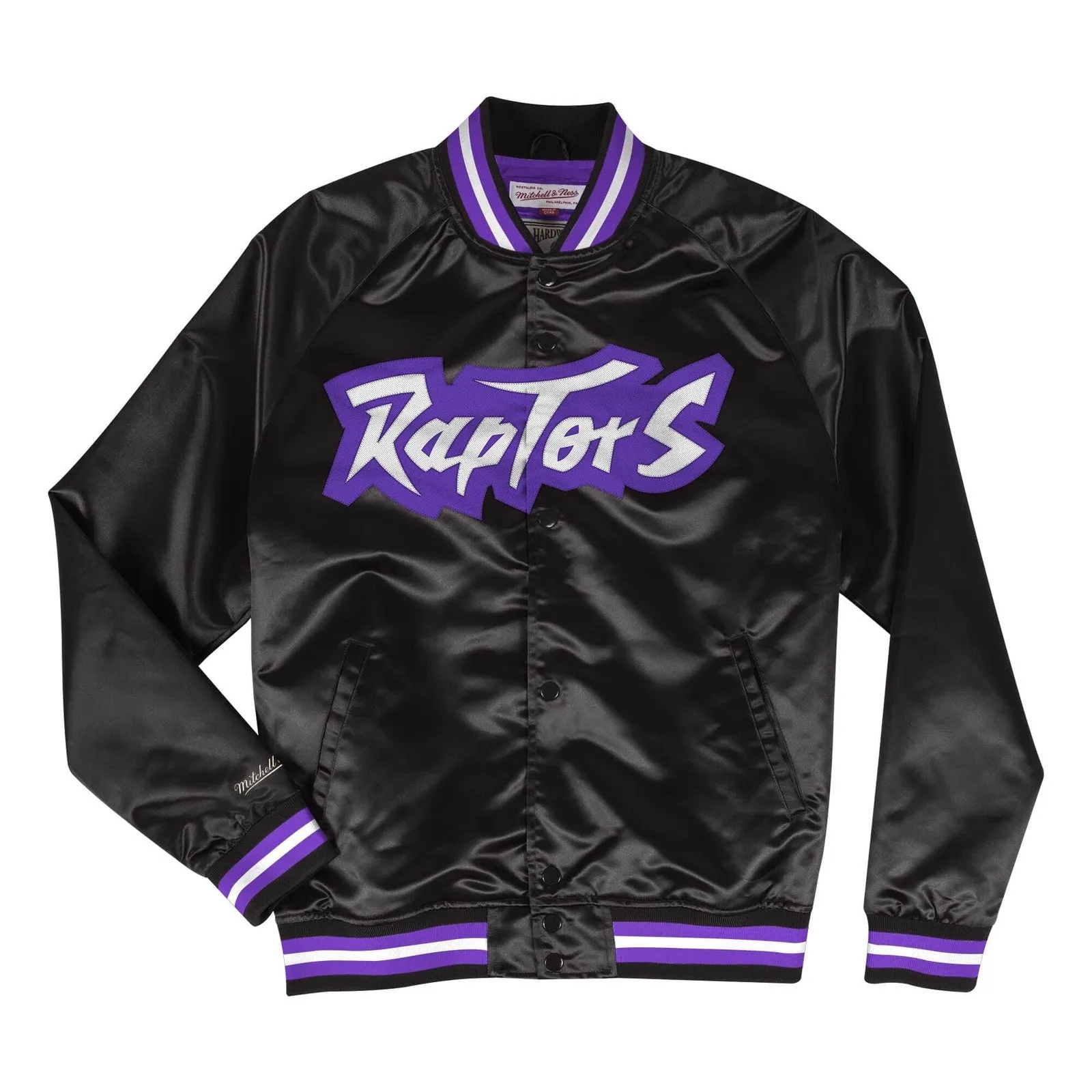 Men's Mitchell & Ness Lightweight Satin Jacket Raptors sold by Zulily