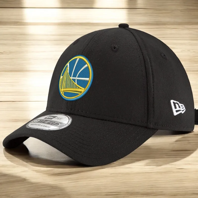 Men's New Era NBA 39Thirty Stretch Fit Cap - Golden State Warriors sold by Zulily